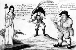 War of 1812 political cartoon