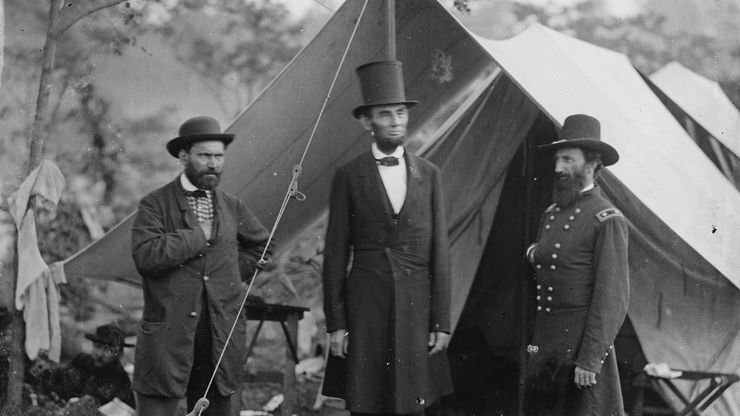 Abraham Lincoln at Antietam