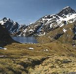 Lake Harris, Mount Aspiring National Park, New Zealand.