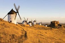 windmills in Castile–La Mancha, Spain