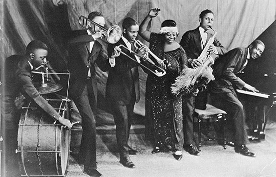 Ma Rainey and her band