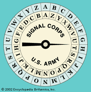 U.S. Army cipher disk