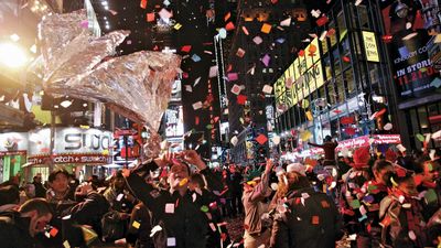 New Year celebration in Times Square