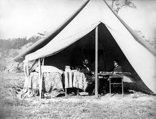 Abraham Lincoln and George B. McClellan