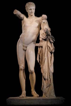 Praxiteles: Hermes Carrying the Infant Dionysus