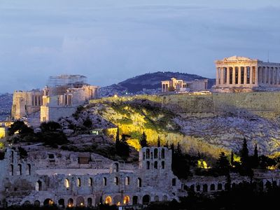 the Acropolis