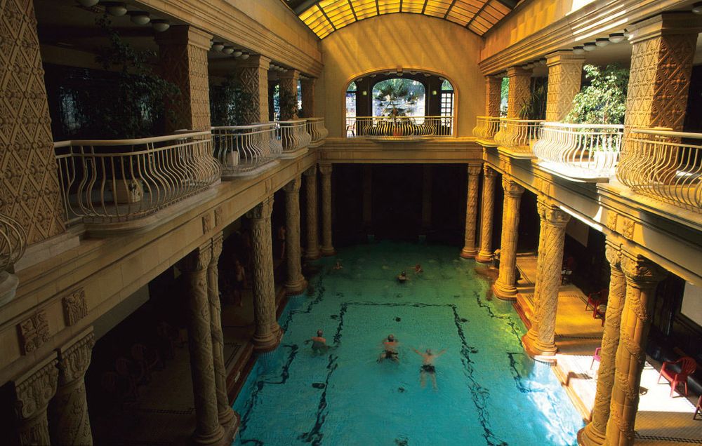 Gellert spa in Budapest, Hungary