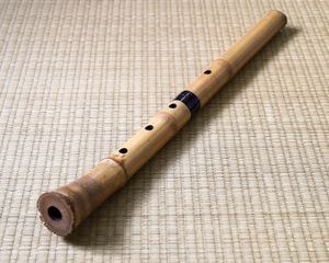 shakuhachi (end-blown flute)