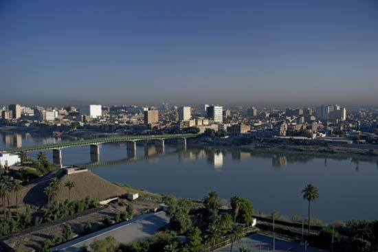 Tigris River in Baghdad