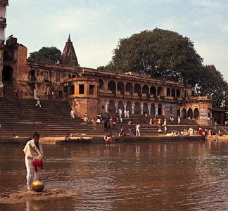 Gaya, Bihar, India: Phalgu River