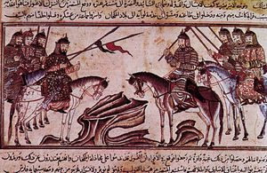 Rashīd al-Dīn: Mongol warriors from History of the World