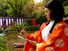 poem. A poet in a Heian period kimono writes Japanese poetry during the Kamo Kyokusui No En Ancient Festival at Jonan-gu shrine on April 29, 2013 in Kyoto, Japan. Festival of Kyokusui-no Utage orignated in 1,182, party Heian era (794-1192).