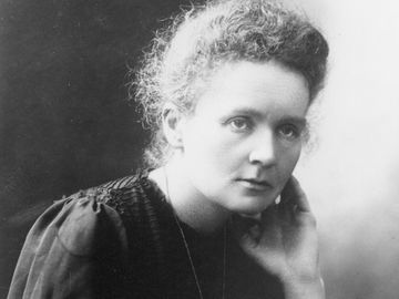 Marie Curie, winner of the Nobel Prize in Physics (1903) and Chemistry (1911).