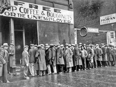 Great Depression: soup kitchen