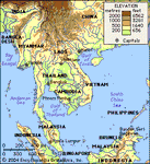 Physical features of Southeast Asia