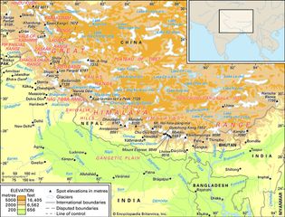 Himalayan mountain ranges