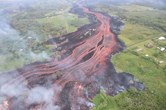 lava flow