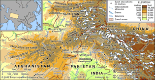 Hindu Kush and Karakoram Range