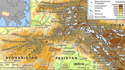 Hindu Kush and Karakoram Range