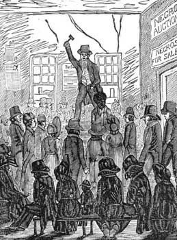 Richmond: slave auction