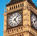 Clock face of Big Ben.