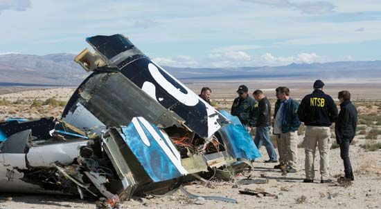 Virgin Galactic's SpaceShipTwo crash