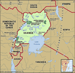 Physical features of Uganda