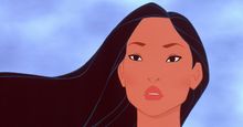 Still from Disney's Pocahontas, 1995 directed by Mike Gabriel, Eric Goldberg