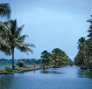 Kerala, India: boat traffic