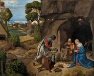 The Adoration of the Shepherds by Giorgione