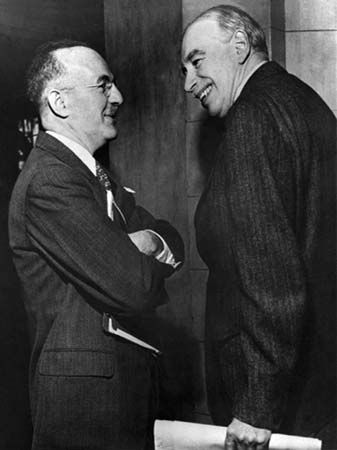 Harry Dexter White and John Maynard Keynes