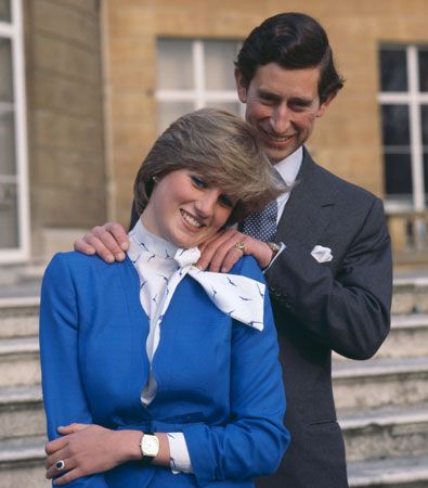 Prince Charles and Lady Diana Spencer