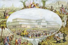 Illustration of the opening of London's Great Exhibition of 1851.