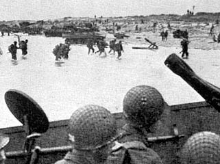 Utah Beach on D-Day