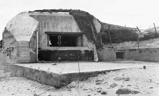 Utah Beach: casemate at Les Dunes de Varreville