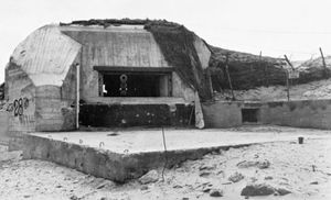 Utah Beach: casemate at Les Dunes de Varreville