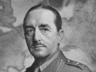 Alan Francis Brooke (Lord Alanbrooke), chief of the British Imperial General Staff during World War II.