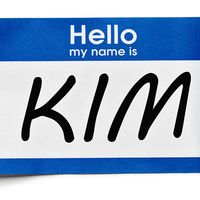 Hello my name is, name tag