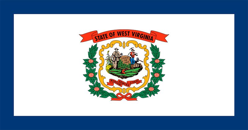 West Virginia: flag