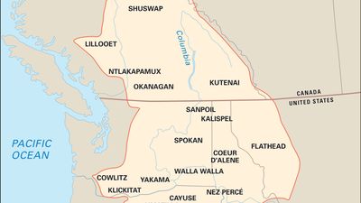 Distribution of North American Plateau Indians