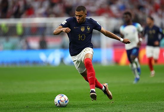 Kylian Mbappé at the 2022 World Cup