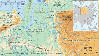 Ob and Yenisey river basins