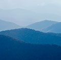 Blue Ridge Mountains. Blue Ridge Parkway. Autumn in the Appalachian Mountains in North Carolina, United States. Appalachian Highlands, Ridge and Valley, The Appalachian Mountain system