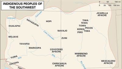 Distribution of Southwest Indians