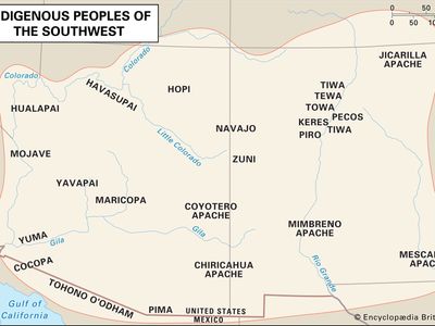 Distribution of Southwest Indians