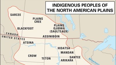 Distribution of North American Plains Indians