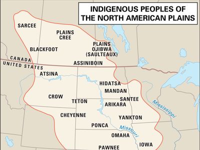 Distribution of North American Plains Indians