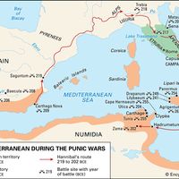 The western Mediterranean during the Punic Wars