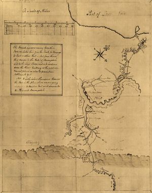 George Washington: map