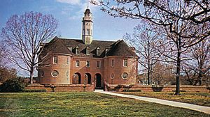 restored Capitol in Williamsburg